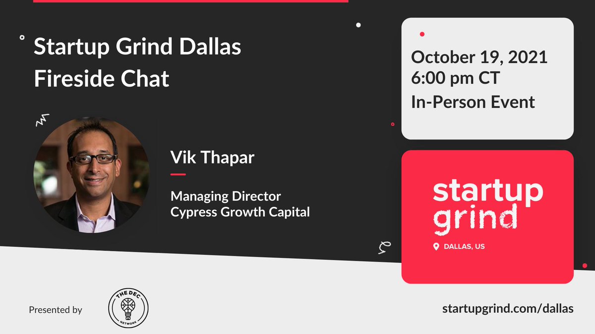 There's still time to register for tomorrow's event! You won't want to miss it! Register at startupgrind.com/dallas! <a href="/DallasEntre/">Dallas Entrepreneurs</a> <a href="/Entrepreneur/">Entrepreneur</a> <a href="/YoungEnt/">Young Entrepreneur®</a>