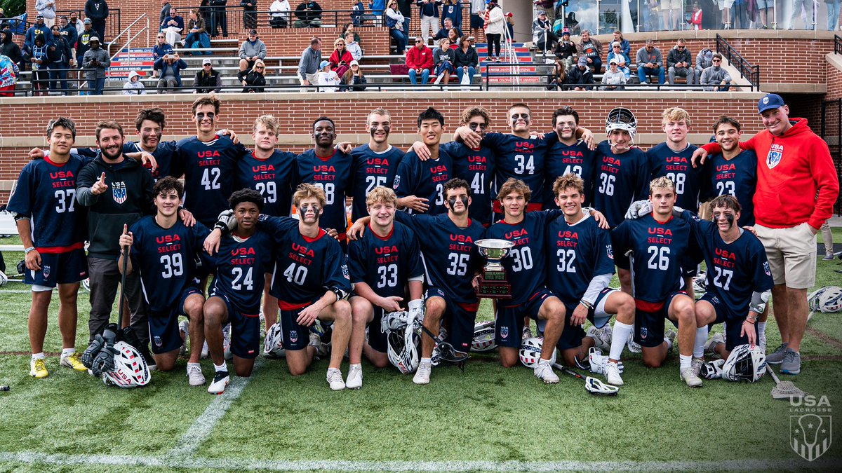USA_Lacrosse's tweet photo. Raise it high 🏆

Yesterday, our U16 and U18 USA Select teams celebrated together as they won the Brogden Cup. https://t.co/Kr2JyOcNAF