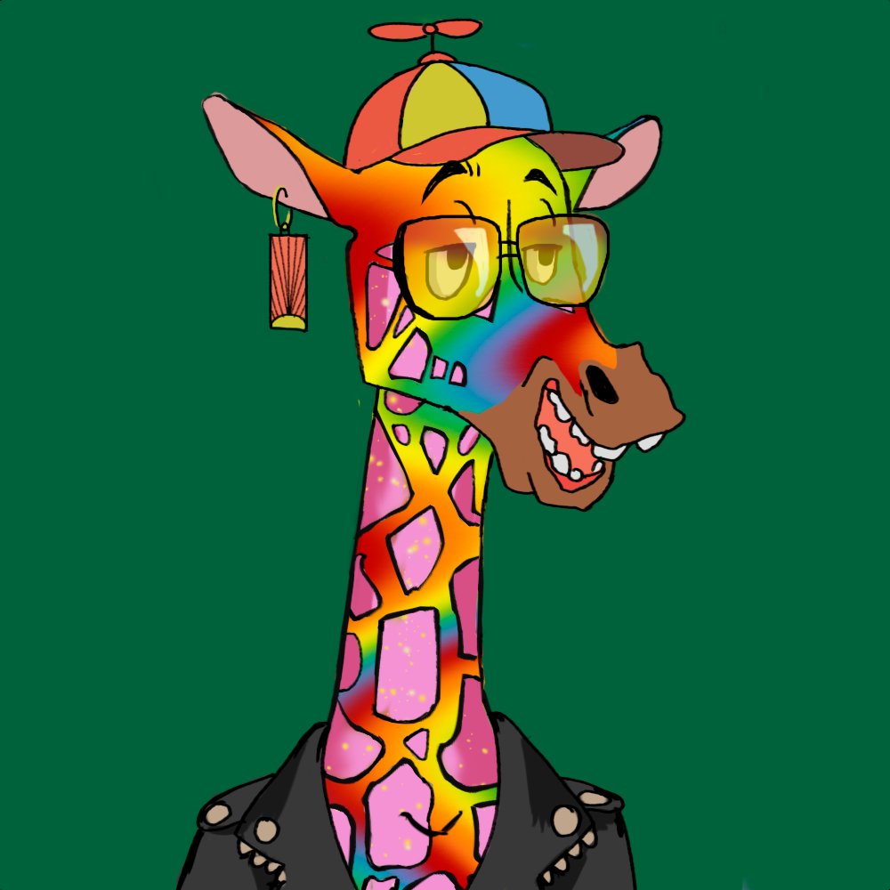 GiraffesNerds's tweet photo. All of our 8,928 unique NFT Illustrations are almost finished. What do you think about them? #NFTs #Giraffesnerd #ETH #NFTCommunity https://t.co/XJqiMuCgff