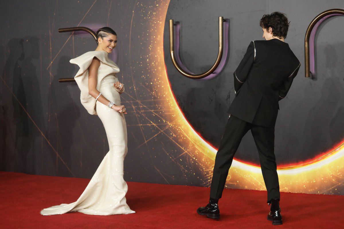 GQMagazine's tweet photo. GQ cover stars Zendaya &amp; Timothée Chalamet: the ultimate red carpet duo. https://t.co/oQPNmq2T6c
