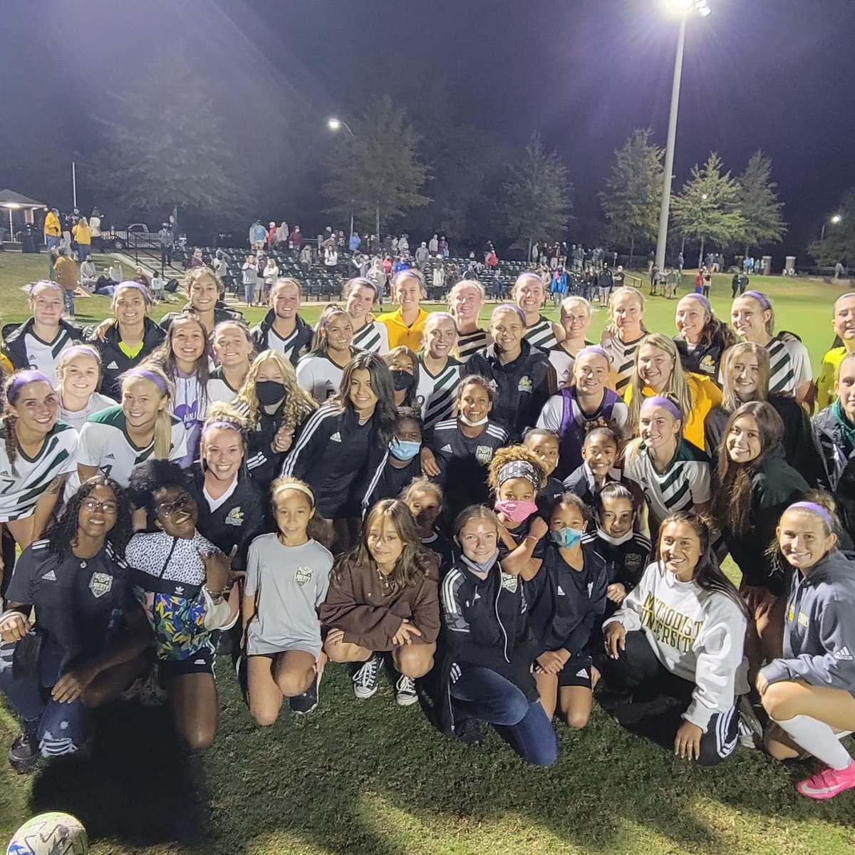 MonarchsWSoccer's tweet photo. The best fans and supporters belong to Methodist! 😀 thank you for the continued support 🙏 https://t.co/GwQ0nmnfne