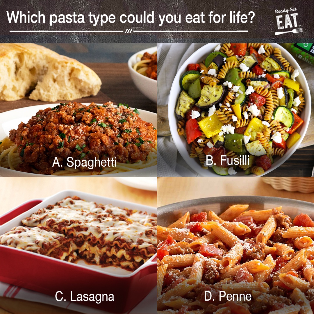 Penne, lasagna, spaghetti… Everyone has a favorite pasta dish or two… or ten, LOL! If you had only one to pick, which pasta would you eat for life? Take our poll and see more top pasta recipes! bit.ly/3vlDupA