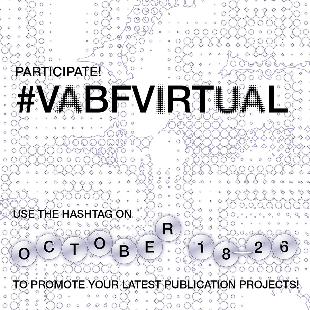 VanArtBookFair's tweet photo. Anyone can participate from October 18–26⁠ using the hashtag #VABFvirtual!⁠
————————————————⁠
Visit https://t.co/SBlGn5Ax0j⁠ (link in bio)
————————————————⁠
#VancouverArtBookFair #VABF2021 #VABF #virtualartbookfair #artbookfair #vancouver https://t.co/HxSfli19mf