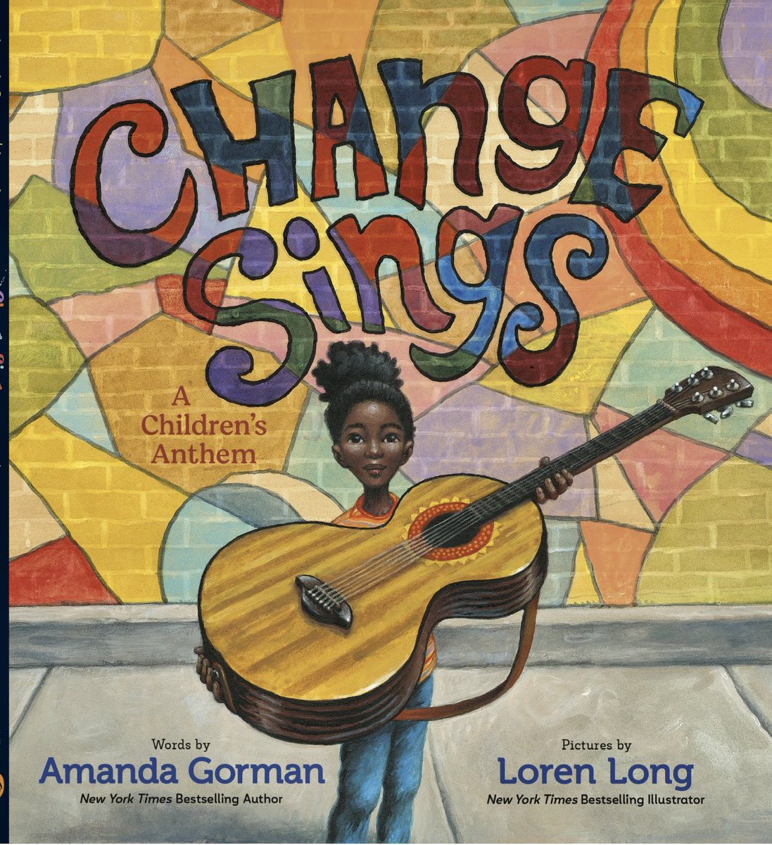 lorenlong's tweet photo. I put Charlie in my last two books. He’s pretty obvious in SOMEONE BUILDS THE DREAM by @LisaWheelerBook but can you find him in CHANGE SINGS by @TheAmandaGorman? @PenguinClass @penguinkids #travelswithcharlie https://t.co/RTLPzbGnNv