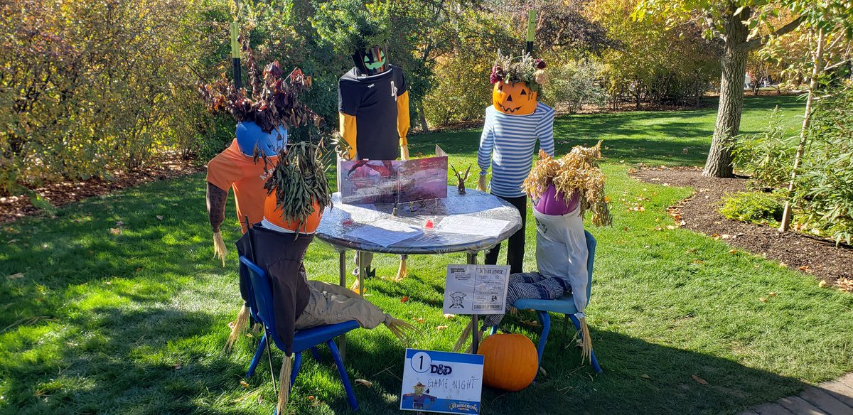 PokoTraveler's tweet photo. Awesome time seeing the Scarecrow Festival at @ThanksPoint this past weekend! 60 scarecrows were on display in the spirit of the Halloween season in Lehi, UT. See which one is your favorite 🎥🎃: https://t.co/JnRrFQD9FB #ThanksPoint https://t.co/QHwUyHfkIE