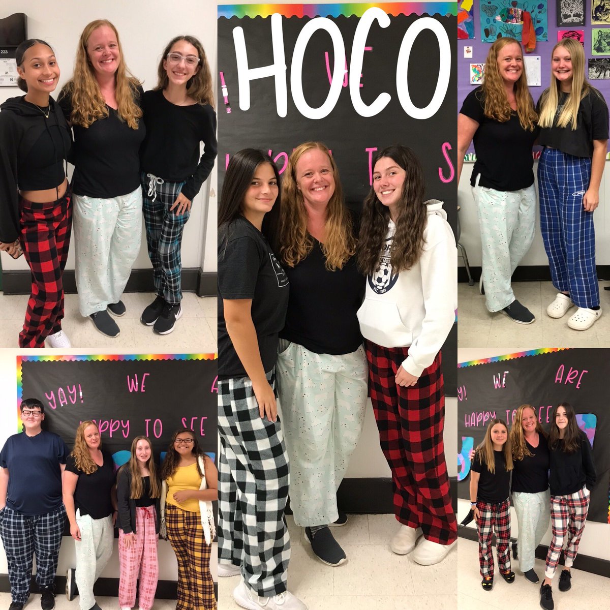 Twinning in our PJs! #FZNHomecoming2021
#PantherPride
#BuiltOnTheNorthside