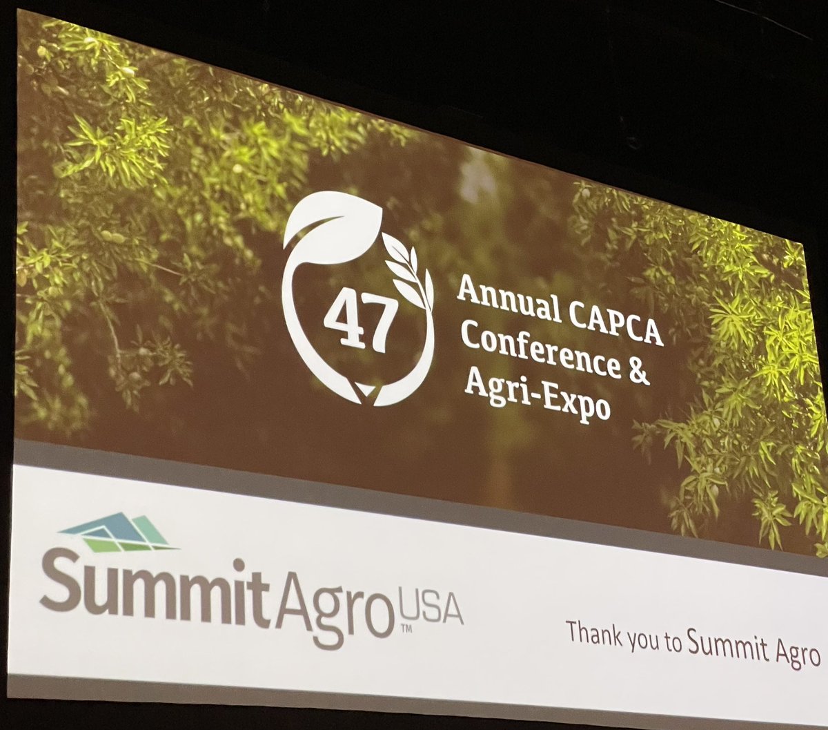 Great lunch event at CAPCA!! Thank you summit agro! #CAPCAconference2021