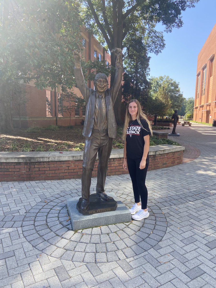 _ChandraMiracle's tweet photo. @DickieV Praying for strength and courage…Speaking from experience, it’s frustrating and discouraging when you keep getting curveballs dealing with cancer, but Dickie V, YOU GOT THIS!!! My daughter took this pic when she visited State knowing what his words have meant to me…God bless!!! https://t.co/xOtmwVmwWN