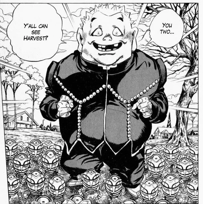 October 18, 1993, JoJo's Bizarre Adventure Manga Chapter 336 "Shigechi's Harvest, Part 2" was released! 