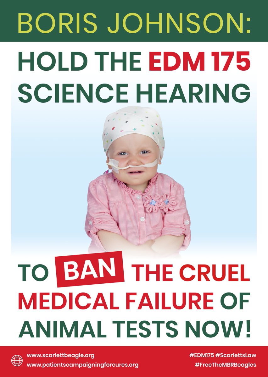 @seasylvia2005 @IainTime @PeterEgan6 @domdyer70 @emeliobedelio @antidote_europe @DrAliceBrough @rickygervais @Deboe @PenFarthing That's why we need the Govt. to mandate the #EDM175 science hearing, judged by independent experts from the relevant science fields. This way, @10DowningStreet can find a rigorous & fair path through, to get to the bottom of who is telling the scientific truth about animal tests.