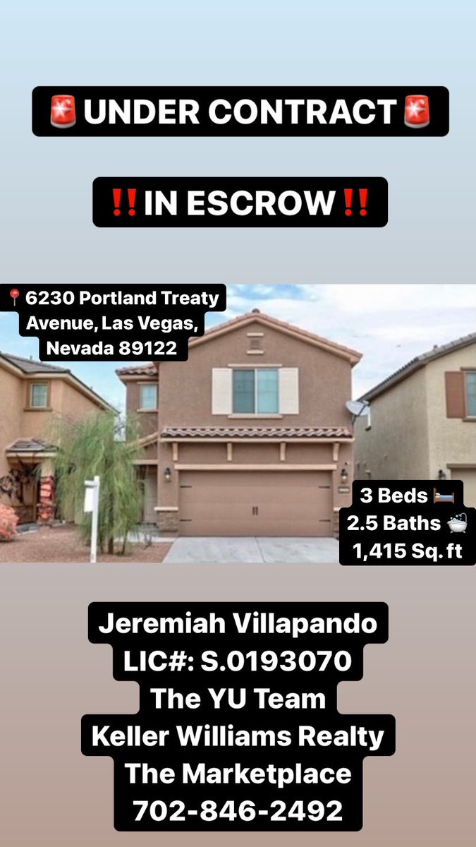 Looking to sell your home for the highest and best price? 

Give me a call or send me a DM. 
•
•
•
•
#realestate #agent #kellerwilliams #realty #themarketplace #realtor #realtorlife #realtorlv #realtorsofinstagram #home #house #homeowner #househunting #sell #seller #listing