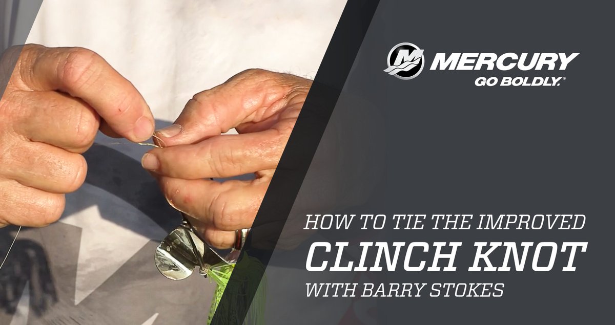 MercuryMarine's tweet photo. Mercury pro demonstrates one of the most versatile fishing knots, and it’s perfect for braided line. Learn more on the Mercury Dockline here: https://t.co/MUgNnEtlGm
#GoBoldly #Mercury #MercuryMarine #OnTheWater #Dockline #knots #fishing https://t.co/G6T8Y8bUkZ