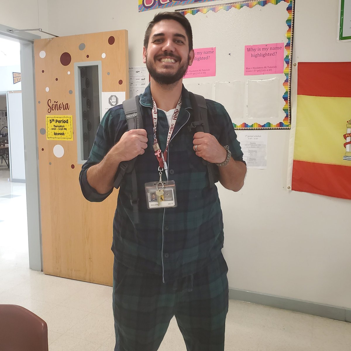 LacoreKyle's tweet photo. Enjoy the PJ Day! #killough #h https://t.co/8uzB9hlz8o