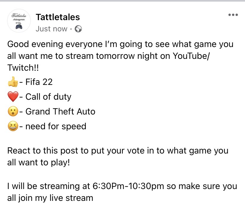 ActiveDavies's tweet photo. For all my Twitter followers I’ll be going live tomorrow however I want you guys to pick what game to stream! #vote #gamer #youtubegaming #twitch #cod #fifa #gta #NFS #RETWEEET #follow #newstreamer #help https://t.co/0hRXD7cani