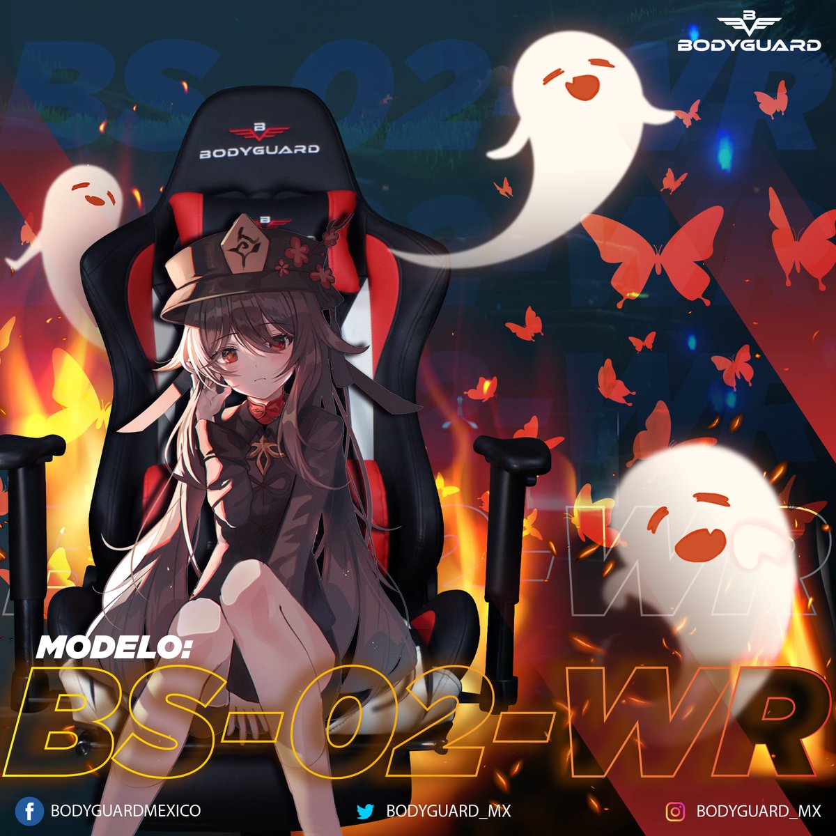 Hu Tao está por regresar, tienes que estar preparado.😗🔥🔥🔥

Tu solamente preocupate de farmear esas protogemas, nosotros nos encargamos de que juegues con la mayor comodidad.

Consigue ya tu silla o escritorio gamer Bodyguard.

#esports
#genshinimpact 
#Hutao