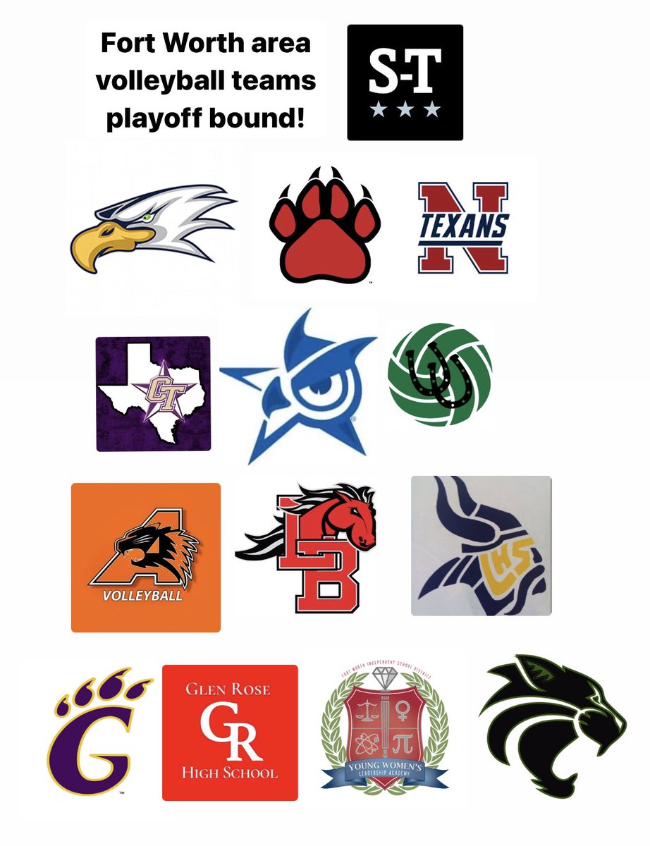 At least 13 more Fort Worth area volleyball teams clinched their spot into the playoffs after Friday’s games….<a href="/startelegram/">Fort Worth Star-Telegram</a> now up to 28 playoff bound programs!! Post season action right around the corner! RETWEET IF YOU’RE HEADED TO THE PLAYOFFS!! #txhsvb