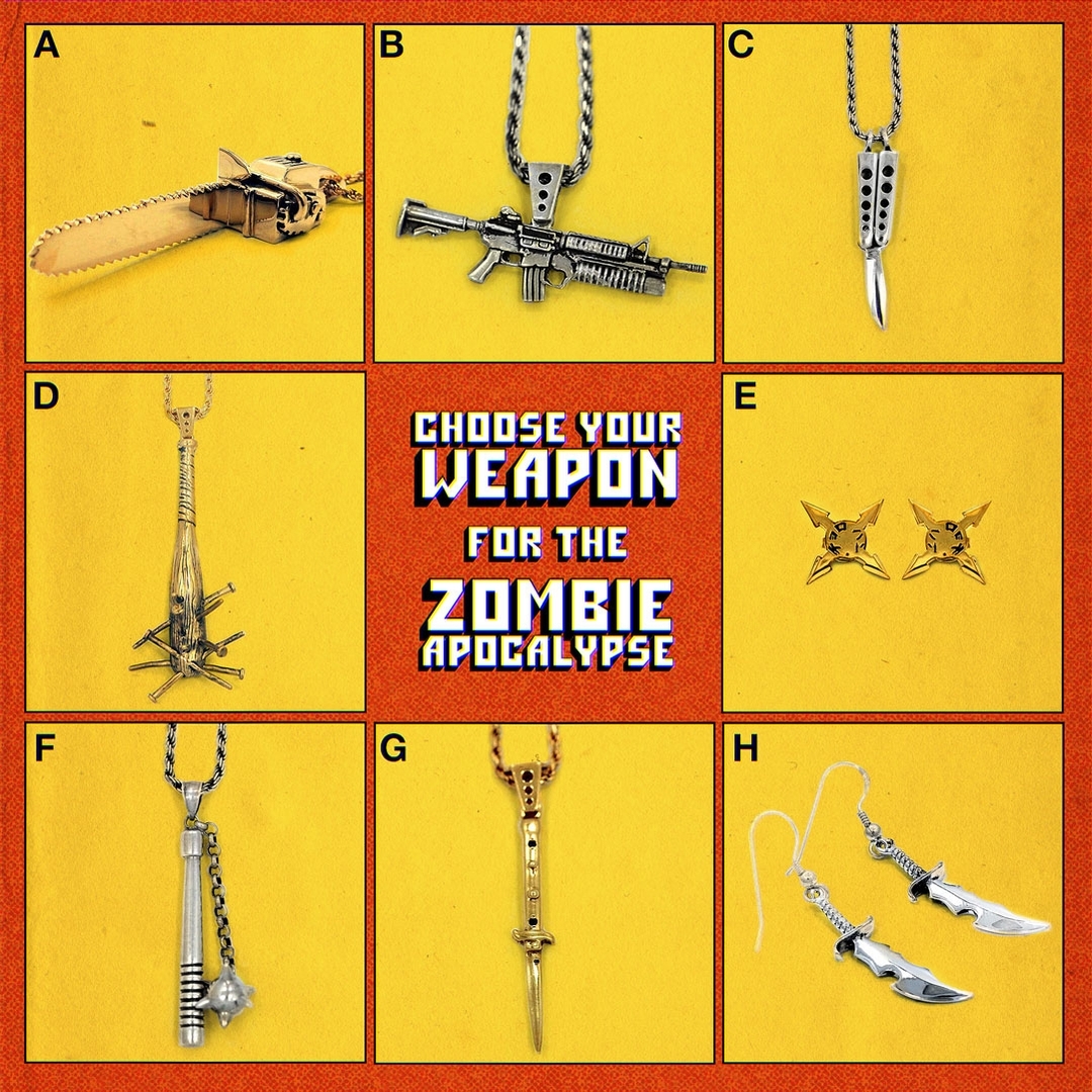 HanCholoDesigns's tweet photo. Tell us what you'd pick! 👇
​.
​.
​.
​#halloween #halloweensale #horror #weapons #jewlery #customjewlery #spooky https://t.co/hOJbrMAS7U