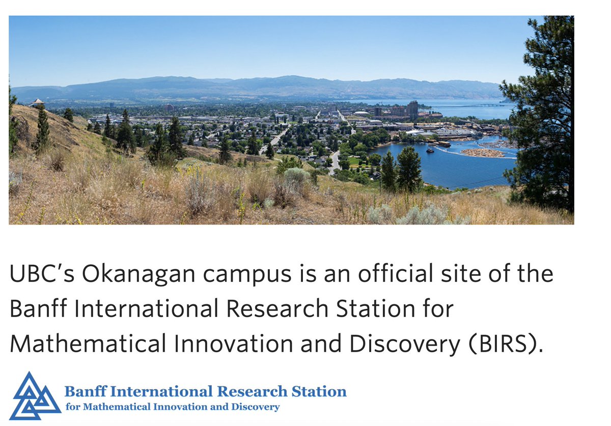 Dr.Ananya Mukherjee (@ananyavc) on Twitter photo The first of many <a href="/BIRS_Math/">BIRS</a> workshops to be hosted at #UBCO <a href="/fos_ubco/">UBC Science Okanagan</a> launched online this week, with in-person workshops starting next month. Learn more & register online: cmps.ok.ubc.ca/about/birs/. Big thank you to John Braun and Malabika Pramanik <a href="/ubcmath/">UBC Math Department</a> The first of many <a href="/BIRS_Math/">BIRS</a> workshops to be hosted at #UBCO <a href="/fos_ubco/">UBC Science Okanagan</a> launched online this week, with in-person workshops starting next month. Learn more & register online: cmps.ok.ubc.ca/about/birs/. Big thank you to John Braun and Malabika Pramanik <a href="/ubcmath/">UBC Math Department</a>