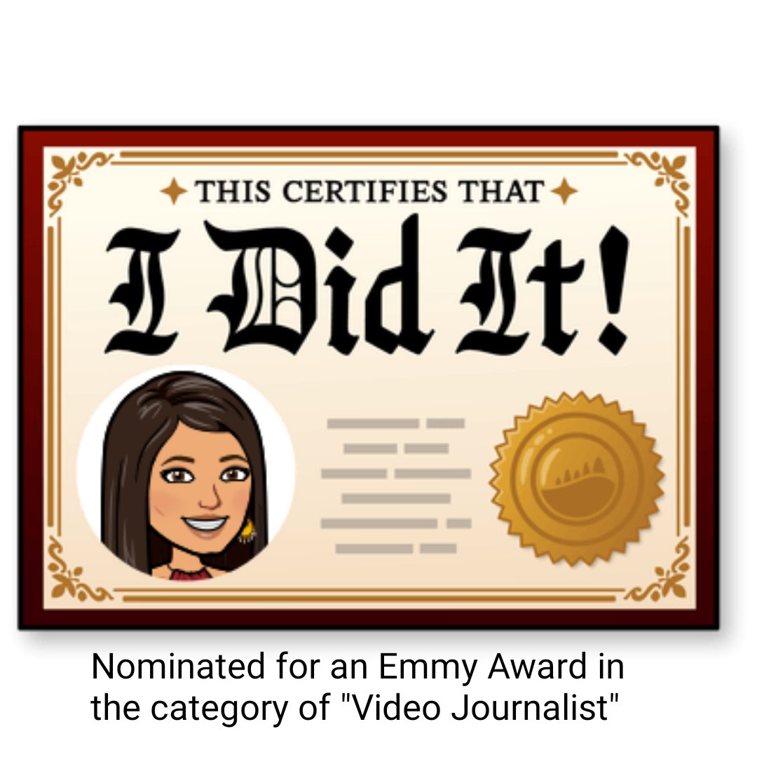 DawnWhiteNews's tweet photo. I'm humbled &amp; honored to announce I've been nominated for a @SuncoastEmmys Emmy Award in the category of Video Journalist. That's a reporter who shoots, edits, writes, &amp; reports his or her stories. 
Here's a link to the Emmy-nominated composite: 
https://t.co/9VqODxKuOq
@FCN2go https://t.co/JIF8Aclaoq