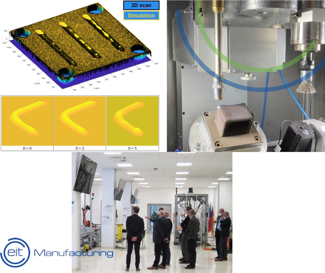mnest_eu's tweet photo. Hybrid production can be optimized using simulation of the WAAM process. Latest simulation models and their applications have be presented by @studyatctu team during meeting of CTOs in the @CIIRC Testbed this week. 
Learn more about hybrid manufacturing at @mnest_eu  project. https://t.co/J2bKoBu3dE