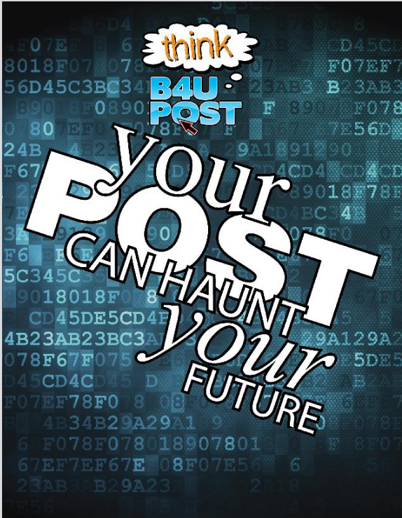 Students: What you post online, is not private and can potentially impact your future. Parents, teachers, colleges, coaches, and employers often go online to get information about you – from your social media or other people’s profiles. #DigitalCitizenshipWeek