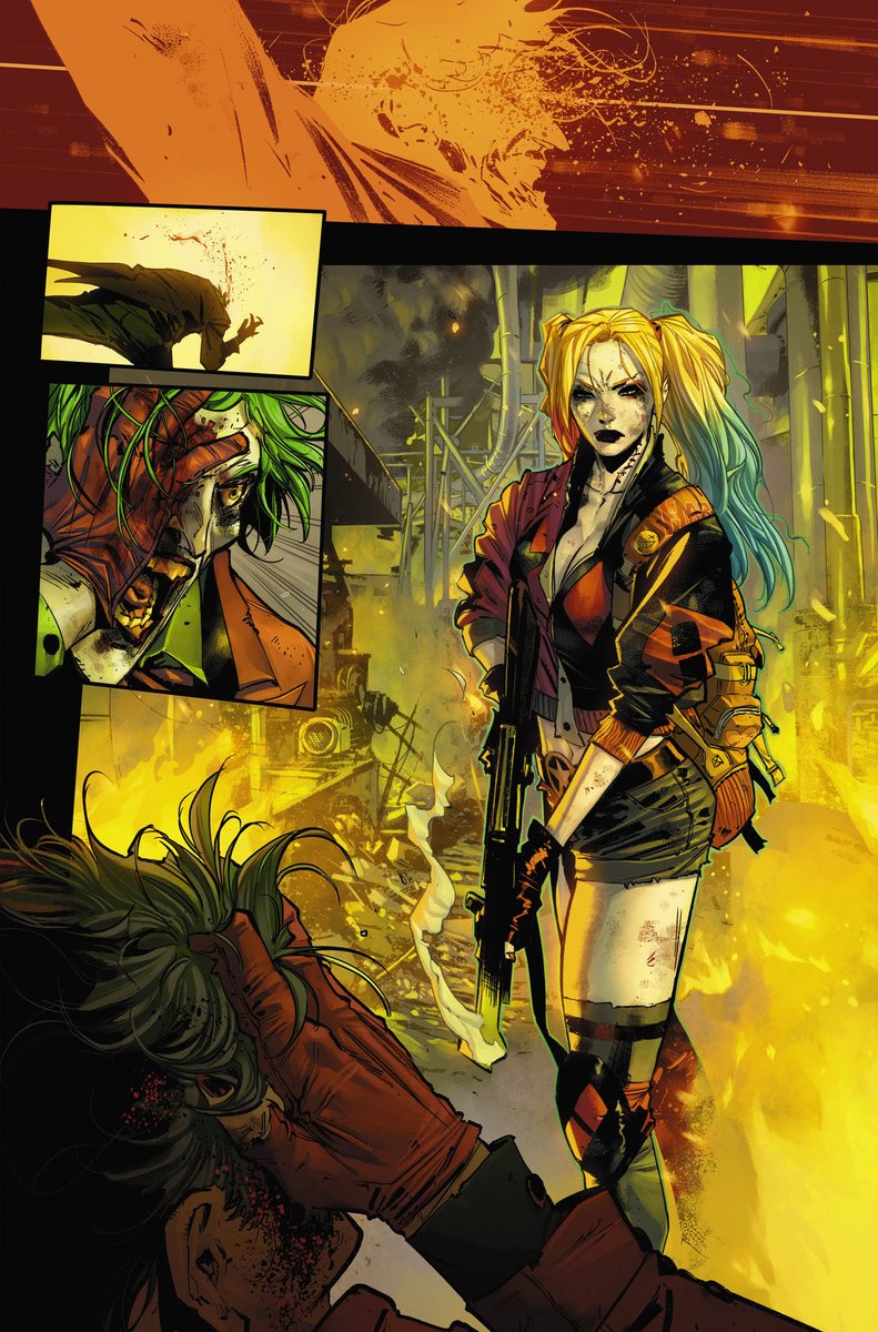 Harley as ex girlfriend.. #HarleyQuinn #batman @tomeu_morey colors ;) 
