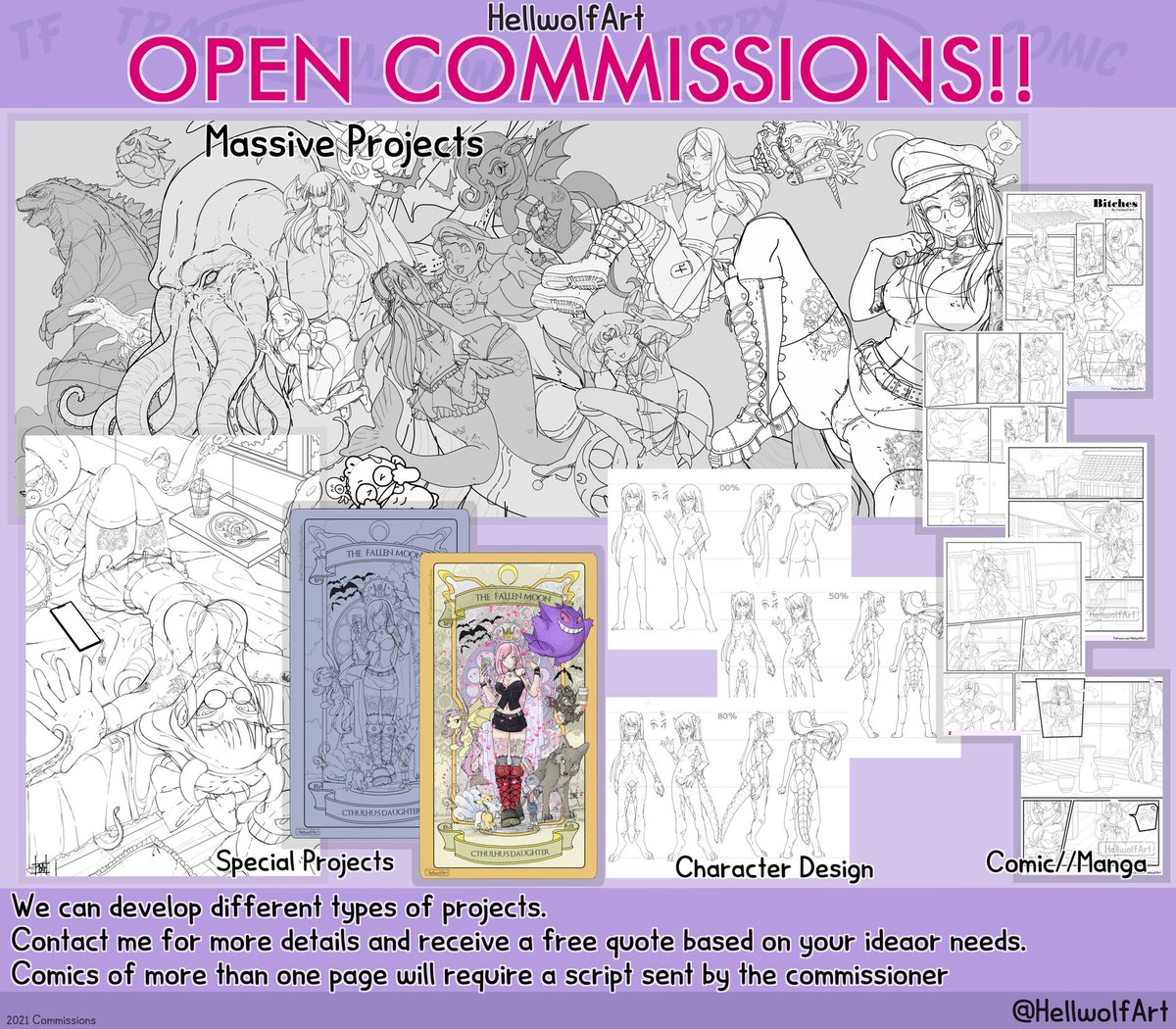 HellwolfArt -CLOSE COMMISSIONS- tweet media