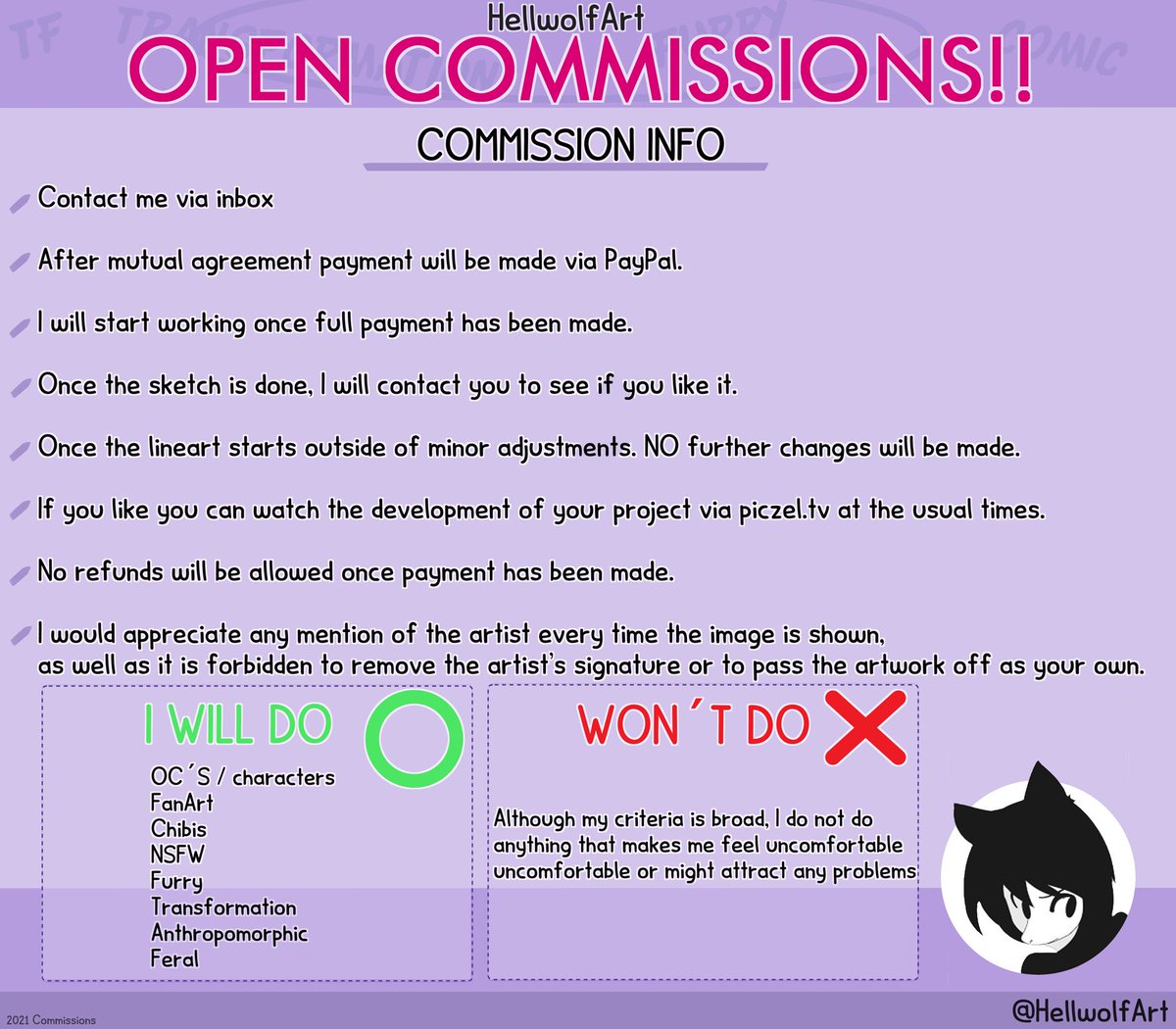 HellwolfArt -CLOSE COMMISSIONS- tweet media