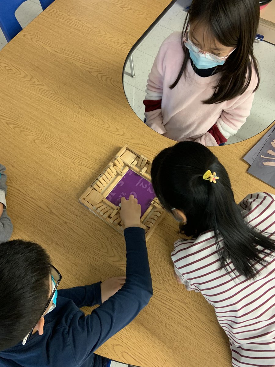 MsTomasi's tweet photo. After exploring three and four-digit addition and subtraction we took our learning to our Math Centres! 4-Way Countdown, Making Board Games, Virtual Math Slides! @CPPSMarkham #grade34 #hybridlearning #yrdsb #inquiry #handson #mathcentres https://t.co/nl0YgMaf0T