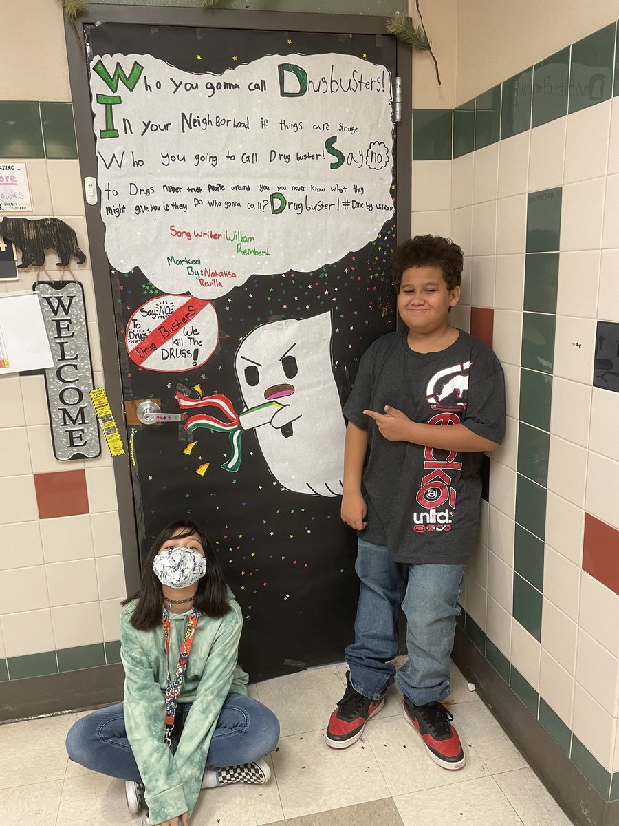 Mrs_Dumboski's tweet photo. Toreador time is a true gift. Having time to foster the social-emotional learning and creativity of my students fills my heart to the brim. #redribbonweek #drugbusters #jbmsisbold #1heart1seguin https://t.co/k2UfwPdCcS