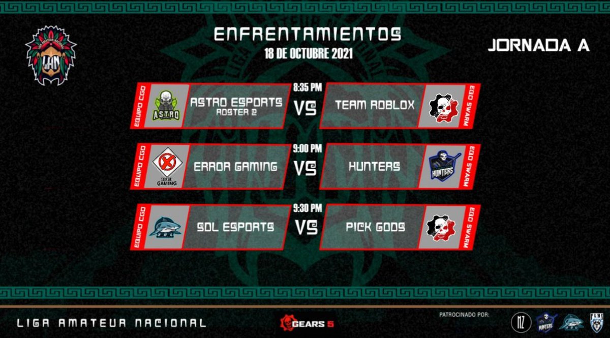 FlysGoficial's tweet photo. Lista la gran apertura de Liga Lan
"Que inicie la batalla"
Abrimos con grandes enfrentamientos nos vemos en stream apoyen a su equipo favorito 

Casters @JCgameMaster  y @XenTryGG 

@AstroE_Sports 
@HuntersTeamGG 
#errorgaming
#pickgods
#teamroblox
@SportsSdl https://t.co/ejaBol7nPr