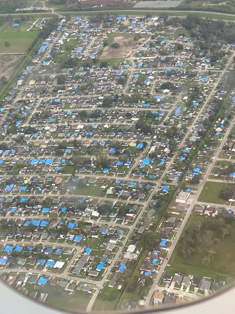 misaacstein's tweet photo. Took this flying out of New Orleans on Friday. Hurricane Ida was 7 weeks ago. https://t.co/LeKYL9Qd6X