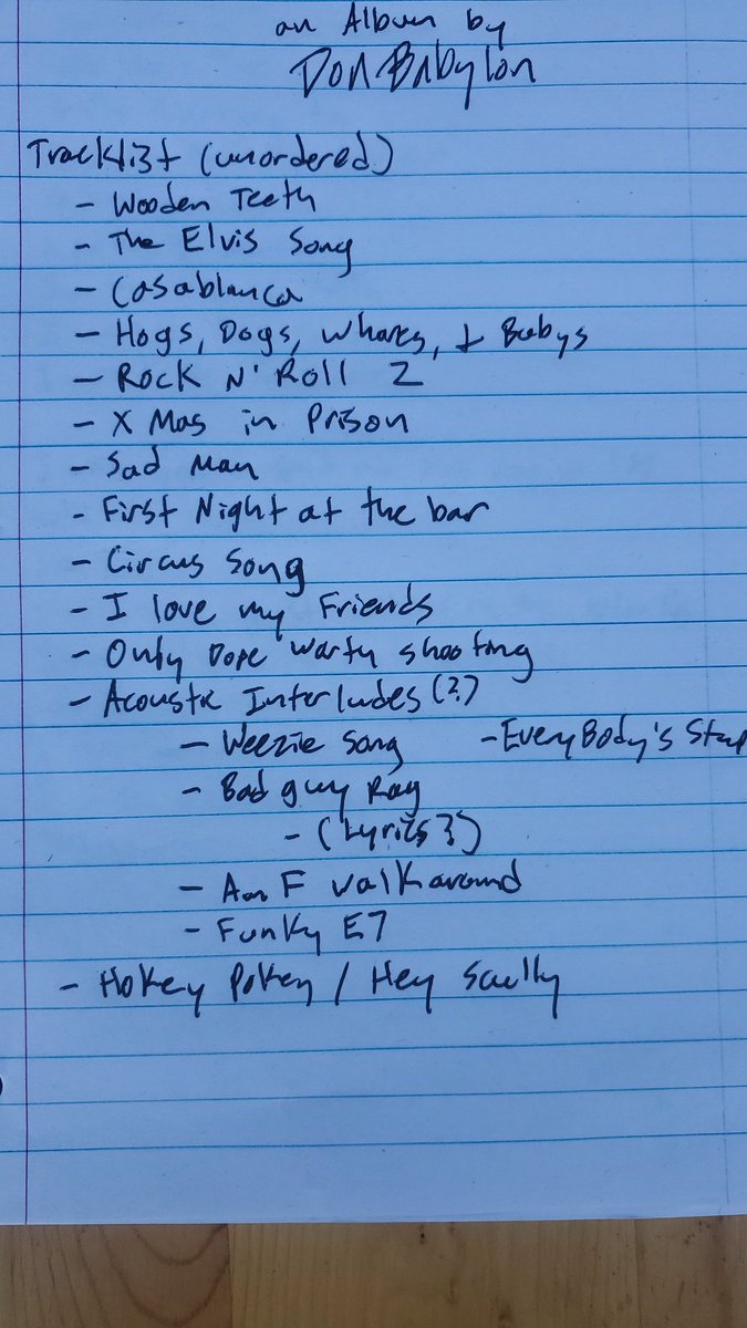 donbabylonband's tweet photo. @joe_crozier Working on a few things... https://t.co/le1NLlxX0J