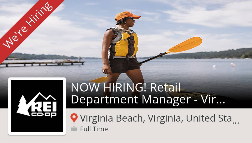 LinFlanREI's tweet photo. NOW HIRING! #Retail Department #Manager - Virginia Beach Store needed in #VirginiaBeachVirginiaUnitedStates at #REI. Apply now! #job  #REIemployee https://t.co/w0Z9cX0NsQ https://t.co/i9zjZJR4ff