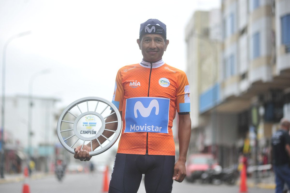 jaramillo_jaime's tweet photo. #SegundoNavarrete, ciclista del @MovistarEC ganó el #TourOrense, seguido por @tebandav96 y #LeninMontenegro, campeón en la Sub 23.
En tanto @isaacyaguaroo venció en Metas Volantes y @sebastianr04 en los premios de montaña.
#EcuadorEsCiclismo
📷: @aperezfoto https://t.co/zwQyn2g35M