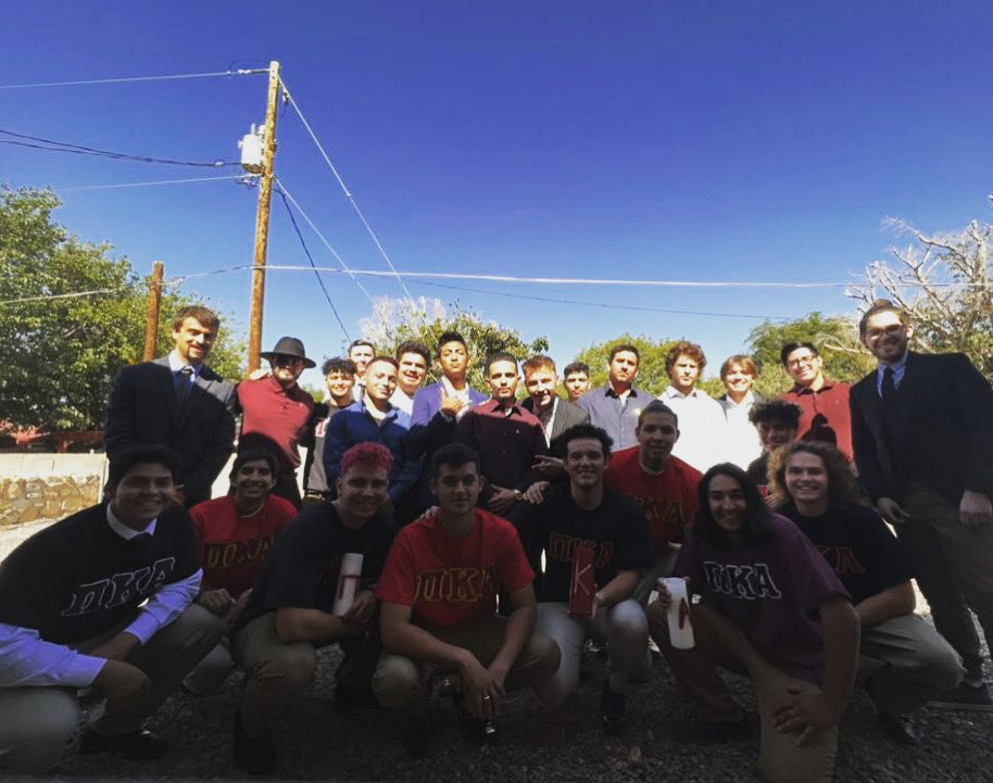 We initiated our newest members yesterday into our sacred brotherhood. 👏🏻