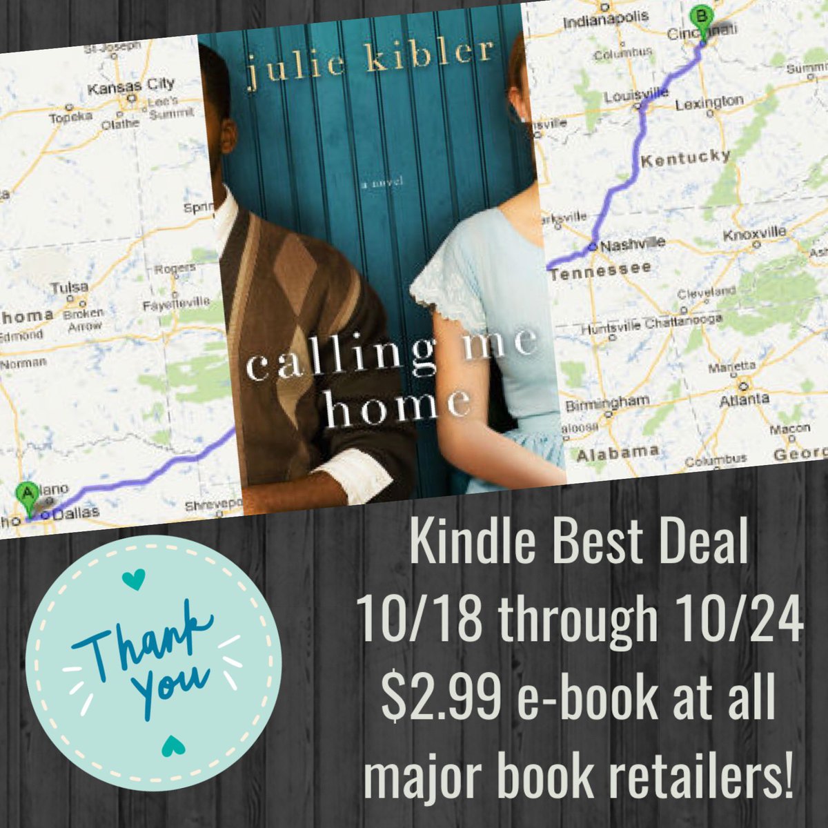 juliekibler's tweet photo. Sale on eBook! https://t.co/YIkm81wj7v