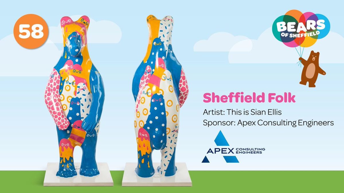 <a href="/ThisIsSianEllis/">Sian Ellis</a>’s incredibear Sheffield Folk has sold for a furbulous £5000 ✨🙌

This bear was sponsored by Apex Consulting Engineers 💛