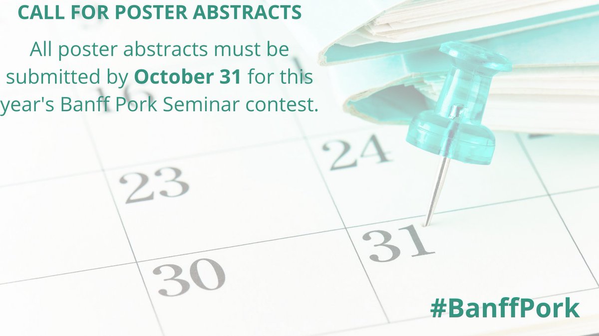 BanffPork's tweet image. Don't miss this chance to enter your Research Poster display for the #BanffPork Seminar 2022 and a chance to win the R. O. Ball Young Scientist Award. More details: meristem.com/special_report…