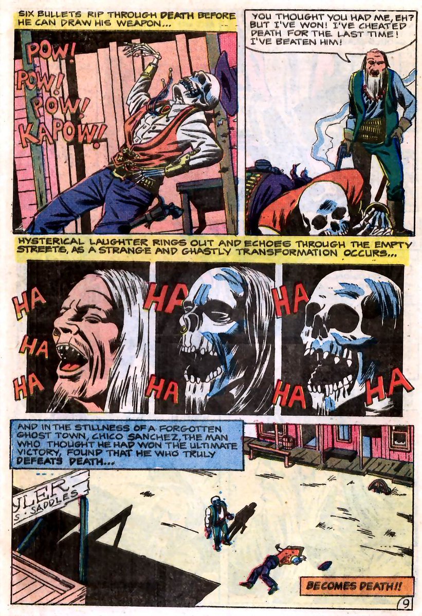 Zen_Of_Comics's tweet photo. The real catch for me here is Scary Tales #2 feat. western horror story Valley of Death. A story about a man who bests Death only to become Death. I've been after this issues for ages. As some of you know I really love the Western genre, and love the horror/western combos. Dig .. https://t.co/LKbQ7QjbMR