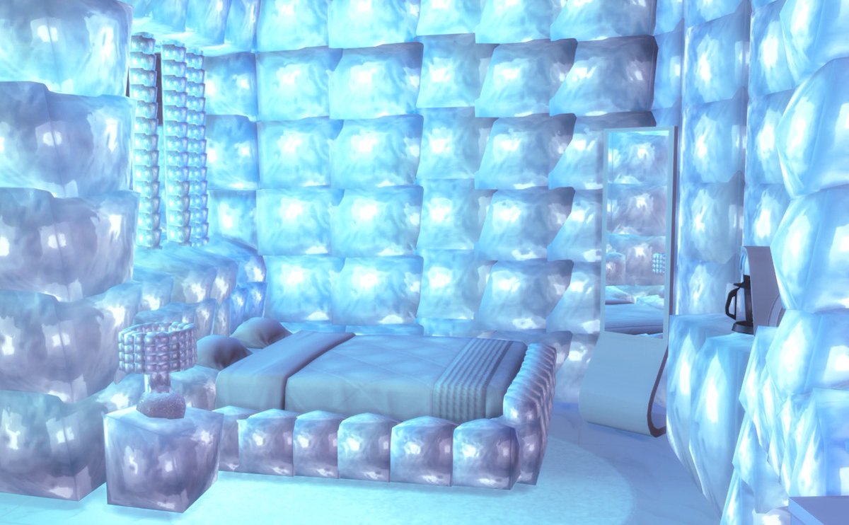 abbysimsaccount's tweet photo. I spent way too long using @TwistedMexi's TOOL mod to build a modern igloo out of resized debug ice cubes 

#TheSims4 #sims4build #ShowUsYourBuilds https://t.co/gVuWlegzlx