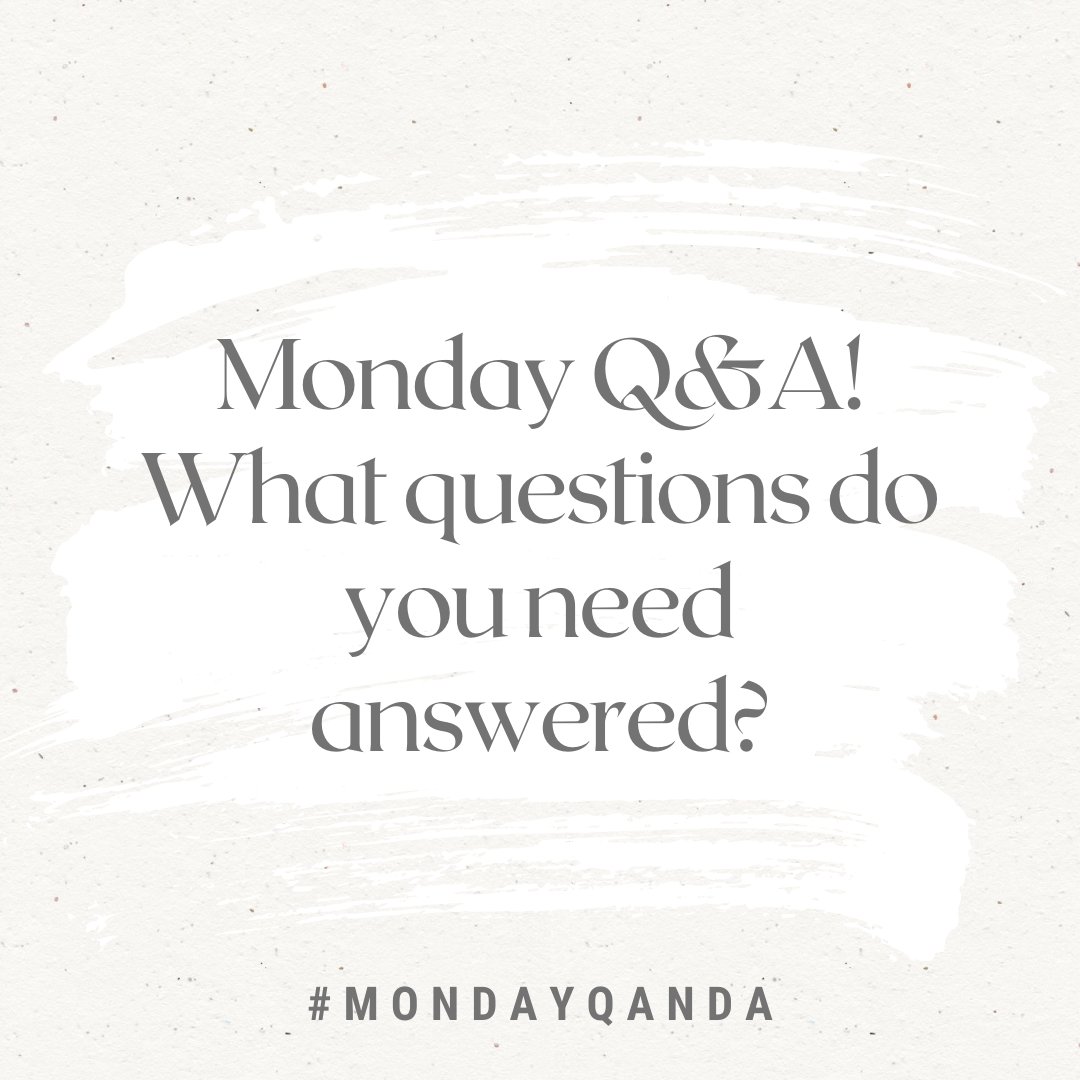 It is Monday Q&A time - so let's hear it!

What are your questions this week?

#mondayqanda #virtualdeskva #businesshelp #support #businessresources #socialmediamanagement #socialmedia #qanda #q&a