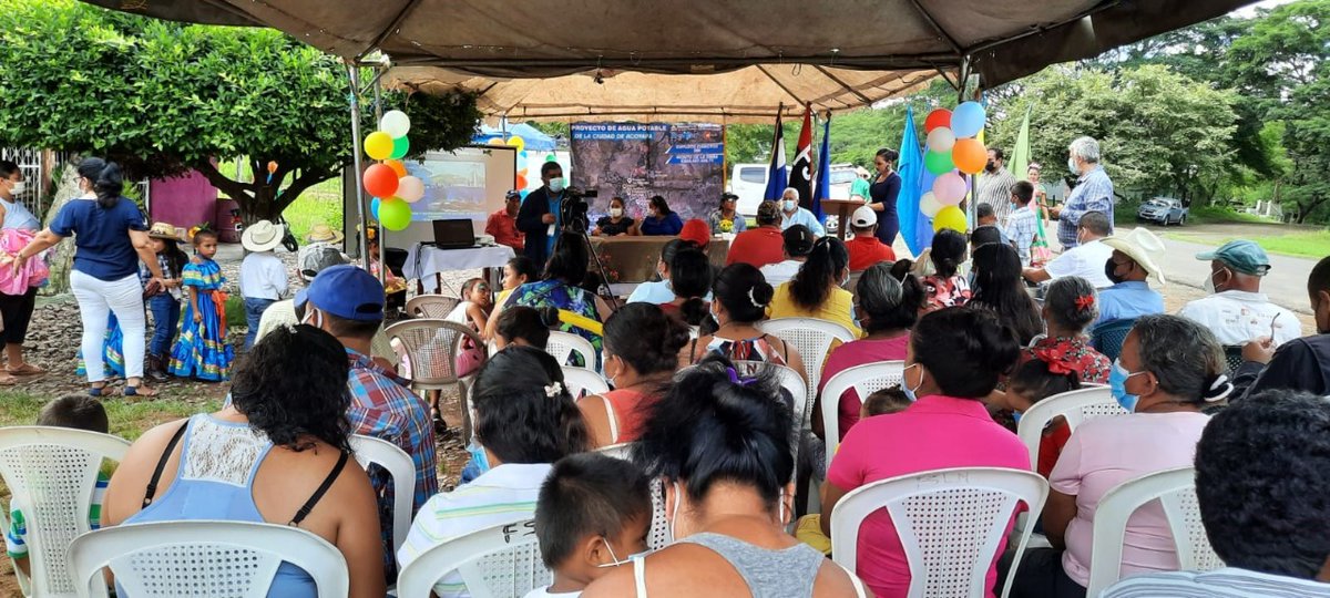 EnacalC's tweet photo. Inauguramos ampliación y mejoras de agua potable en Acoyapa, Chontales. #ENACALCENTRAL 

https://t.co/1lYdjtvHAF https://t.co/gQ2sp7kjaI