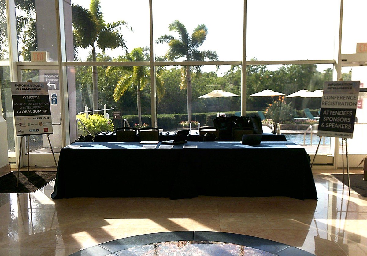 Blue_Light_LLC's tweet photo. Welcome to the Annual Information 2 Intelligence Global Summit! https://t.co/SyfIyQUcu8