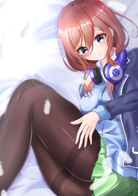 シューマイ。@skeb停止中さんがTwitterに投稿した中野三玖(五等分の花嫁)のイラスト。