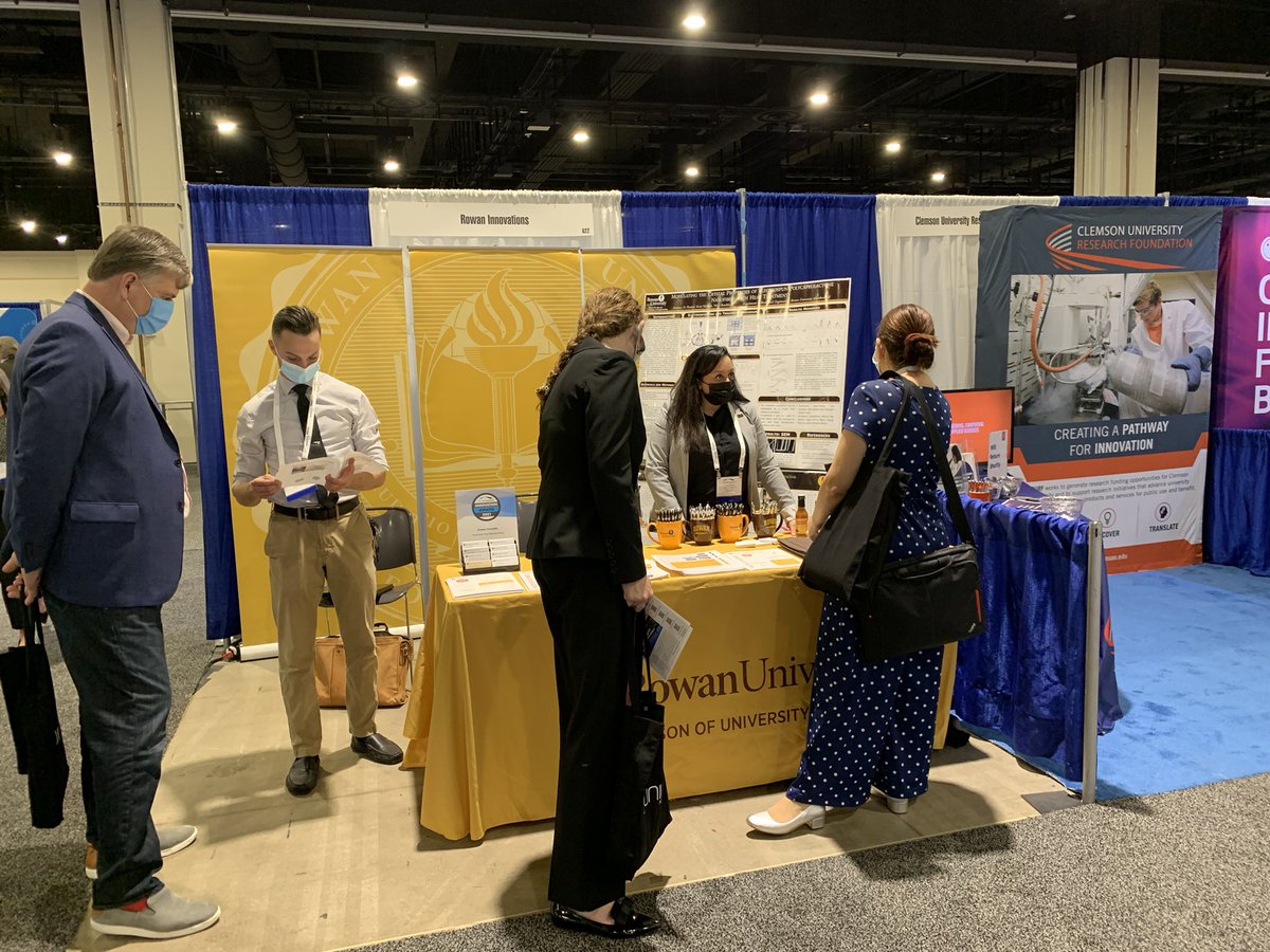 yatinkarpe's tweet photo. Amazing Day 1 for @rowaninnovation  - Great to meet with @TreMontiConsult @DE_Innovates @LGNOVACenter @ClemsonTTO and several other #techconnect2021 attendees @TechConnect360 @RowanRCE @RowanUniversity https://t.co/g8ccWsbvoo