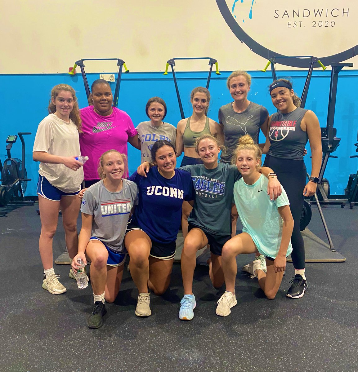 SwishCapeCod's tweet photo. Who will propel our group to another level of training in the “second half” of Fall? Everyone’s favorite, @mvelasquezz13 (Class of 2023; @MonomoySharks), navigated a traffic jam on Route 6 to make a crazy statement tonight with her effort on ski-erg to earn a podium finish! 🧡💙 https://t.co/kn386gwJDG