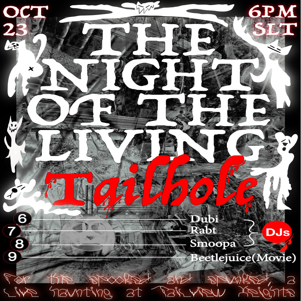 TailviewHeights's tweet photo. Join us, October 23rd @ 6PM SLT, for music, horror and more at... Night of the Living Tailhole 🎃 https://t.co/Bv0ZFp85Gu https://t.co/CX012Xh4Ck