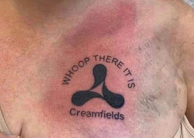 My first ever tattoo... <a href="/Creamfields/">Rockstar Energy presents Creamfields</a>