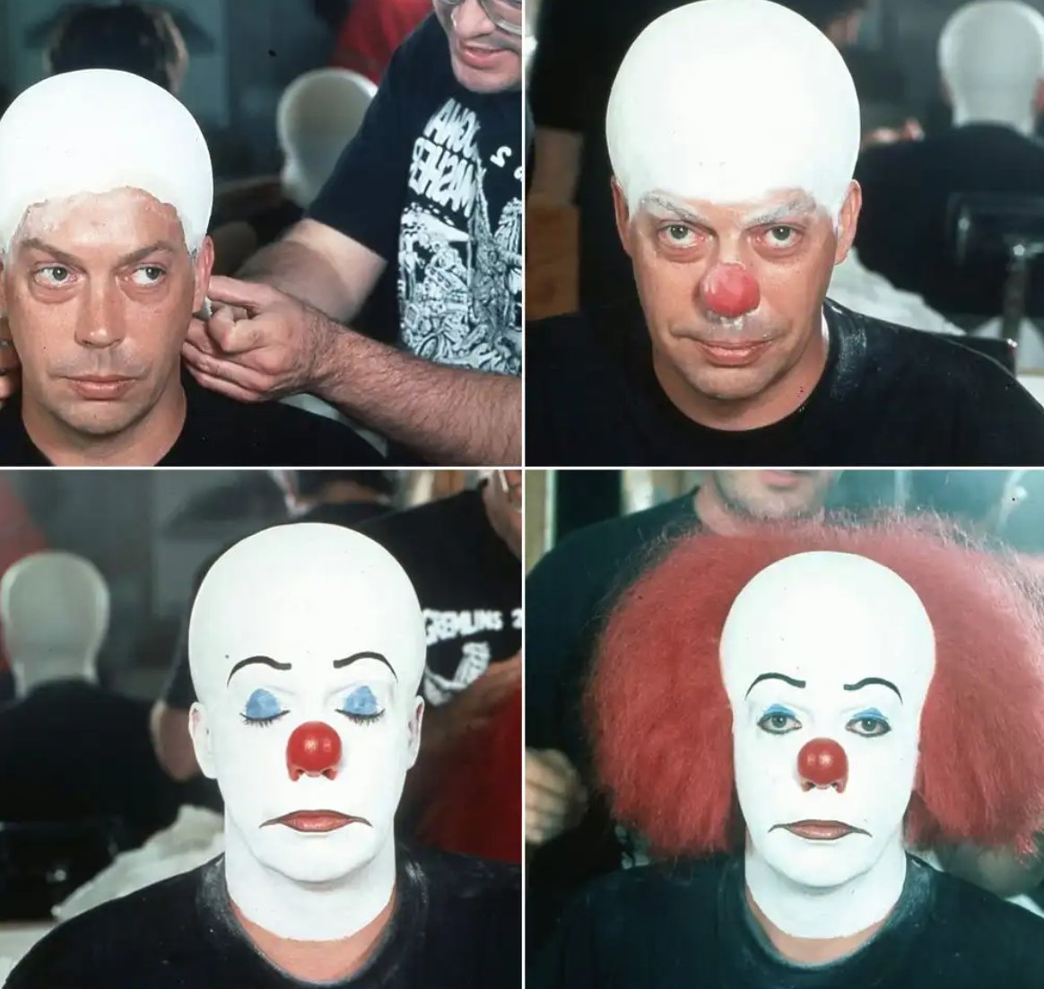 hitRECordJoe's tweet photo. The making of the original IT 🤡 https://t.co/TbmuQ49WBs